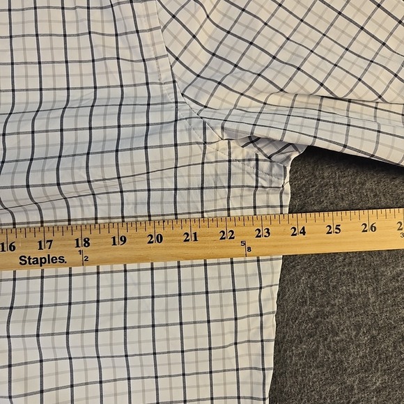 G/Fore Performance Shirt Men's 2XL White Long Sleeve Button Up Stretch Golf - Picture 6 of 9